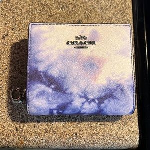 Used Once One-of-a-Kind Pattern Tie-Dye Coach Wallet